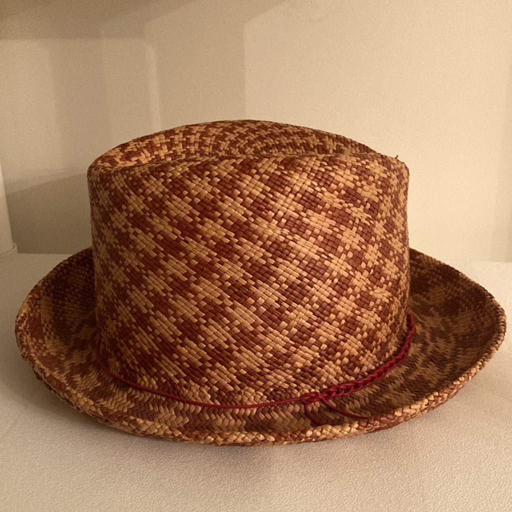 Lola Fedora Hat With Gingham Design